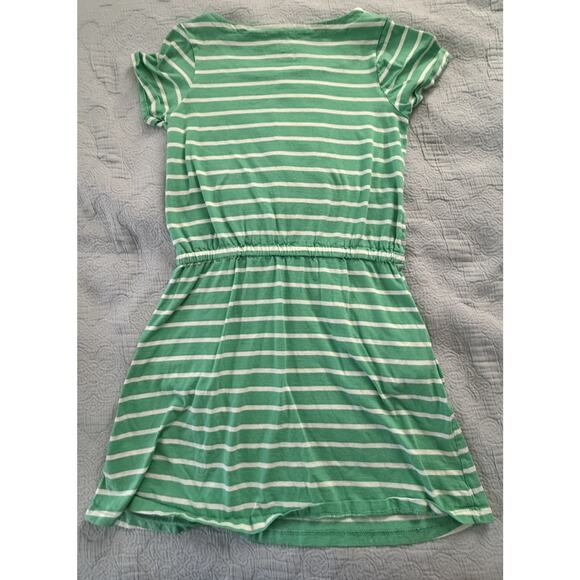 Disney Girl's Aulani Resort Minnie Mouse Green White Striped Dress Sz XL - Picture 7 of 8